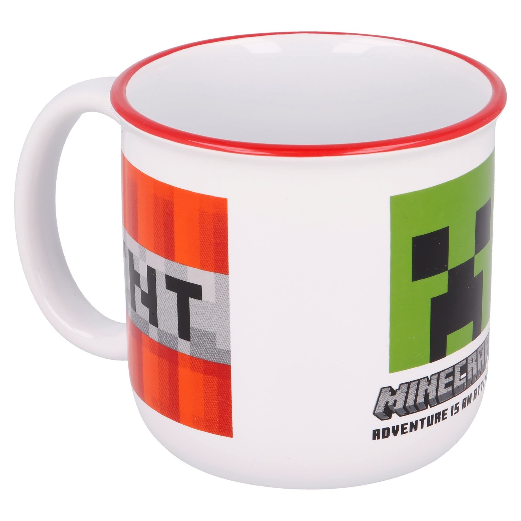 Merchandising Minecraft Taza Desayuno CeráMica 400 Ml Merchandising Minecraft Taza Desayuno CeráMica 400 Ml